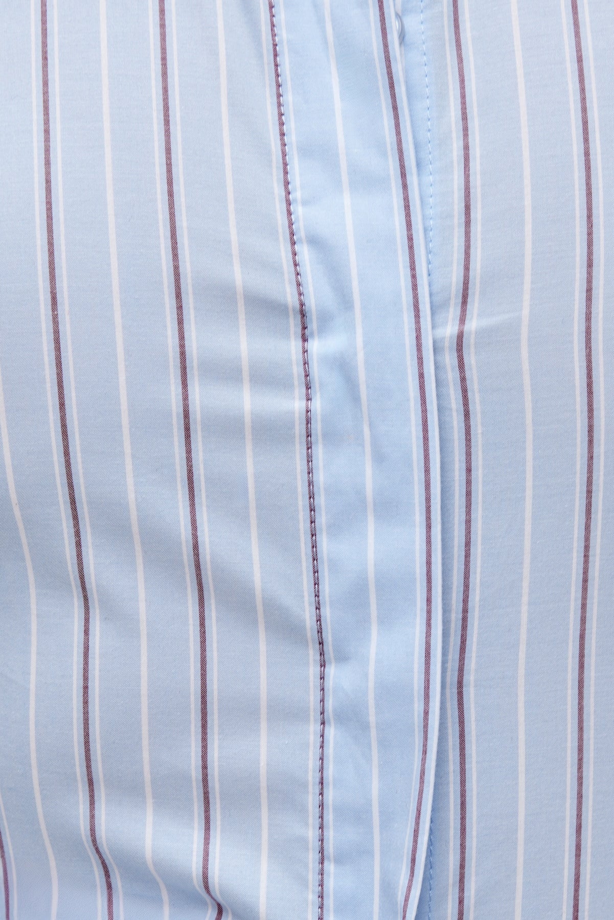 Dynamite Discount | Poplin Cinch Back Shirt Blue