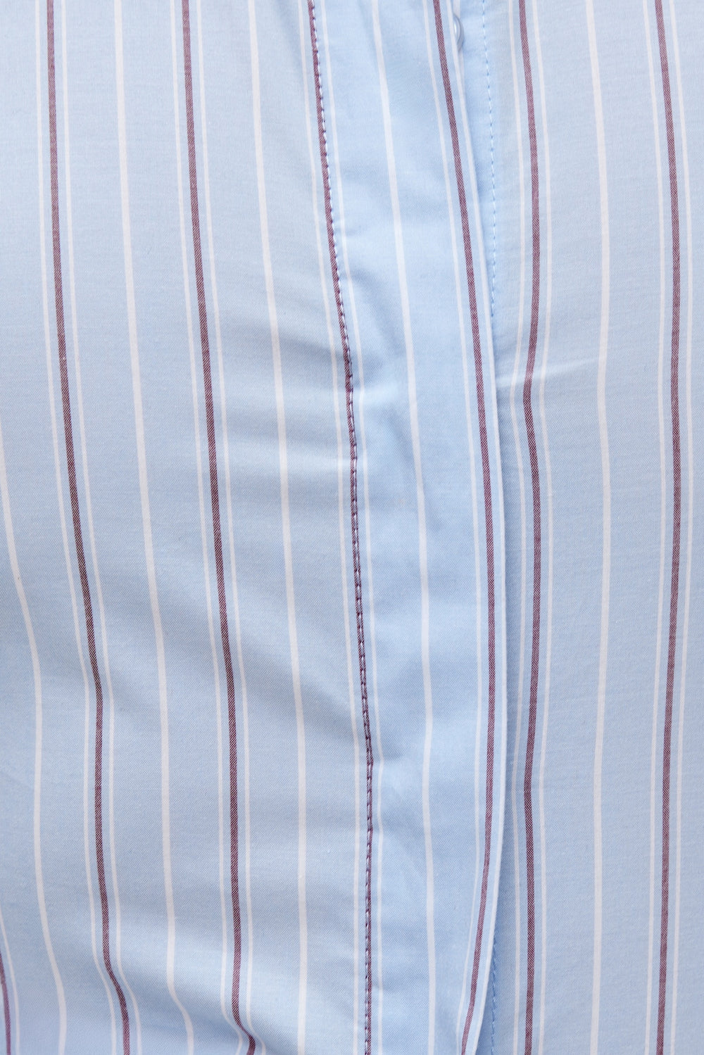 Dynamite Discount | Poplin Cinch Back Shirt Blue