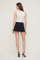 Dynamite Outlet | Sculpt Strappy Boat Neck Tank Top White