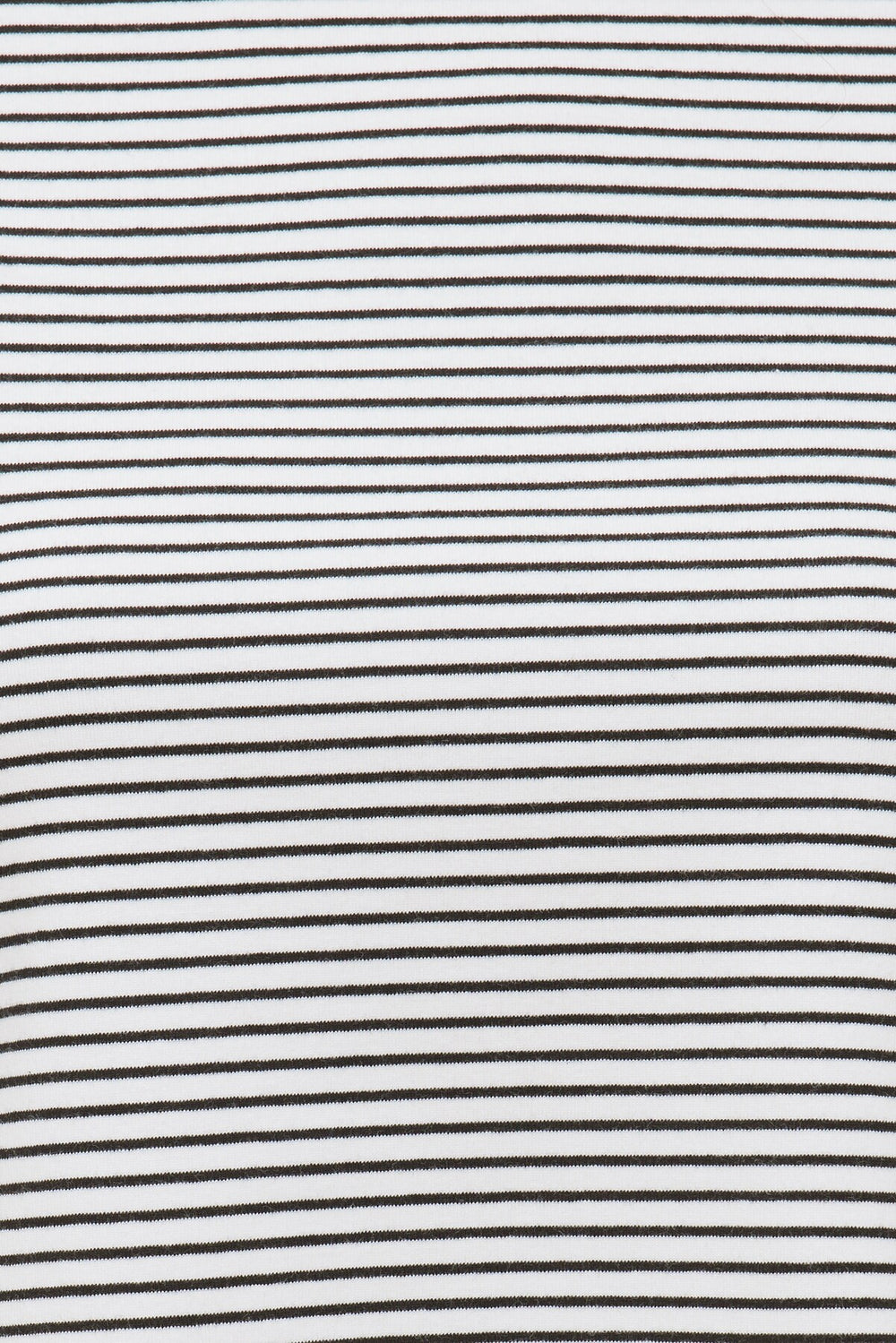 Dynamite Store | Everyday Striped Heavy Cotton T Shirt White