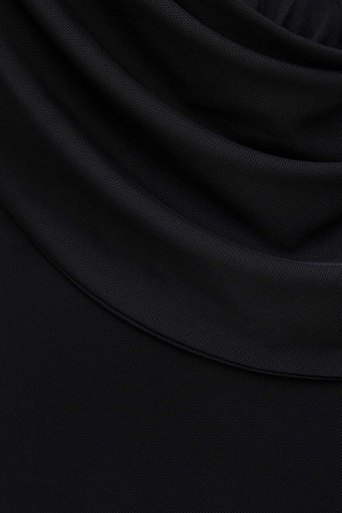 Dynamite On Sale | Plunge Mesh Maxi Dress Black