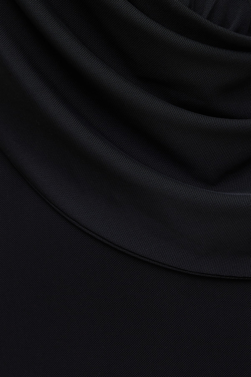Dynamite On Sale | Plunge Mesh Maxi Dress Black