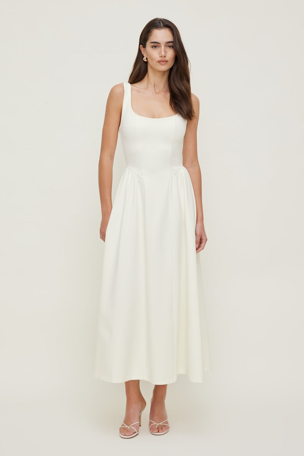 Dynamite Online | Irina Ponte Midi Dress White