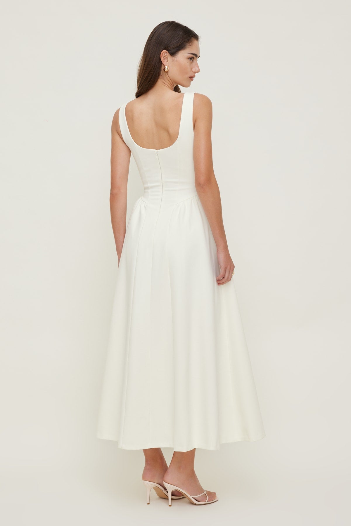 Dynamite Online | Irina Ponte Midi Dress White