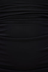 Dynamite US | Reia Halter Mesh Maxi Dress Black