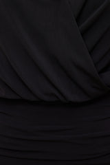 Dynamite Website Shop | Sculpt Mini Shirt Dress Black