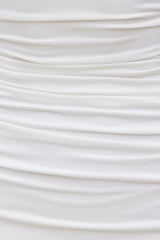 Dynamite US | Brie Sculpt Midi Dress White