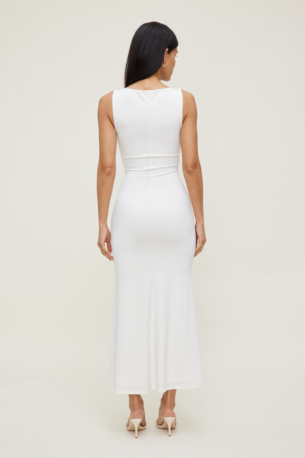 Dynamite Online | Julia Sculpt Maxi Dress White