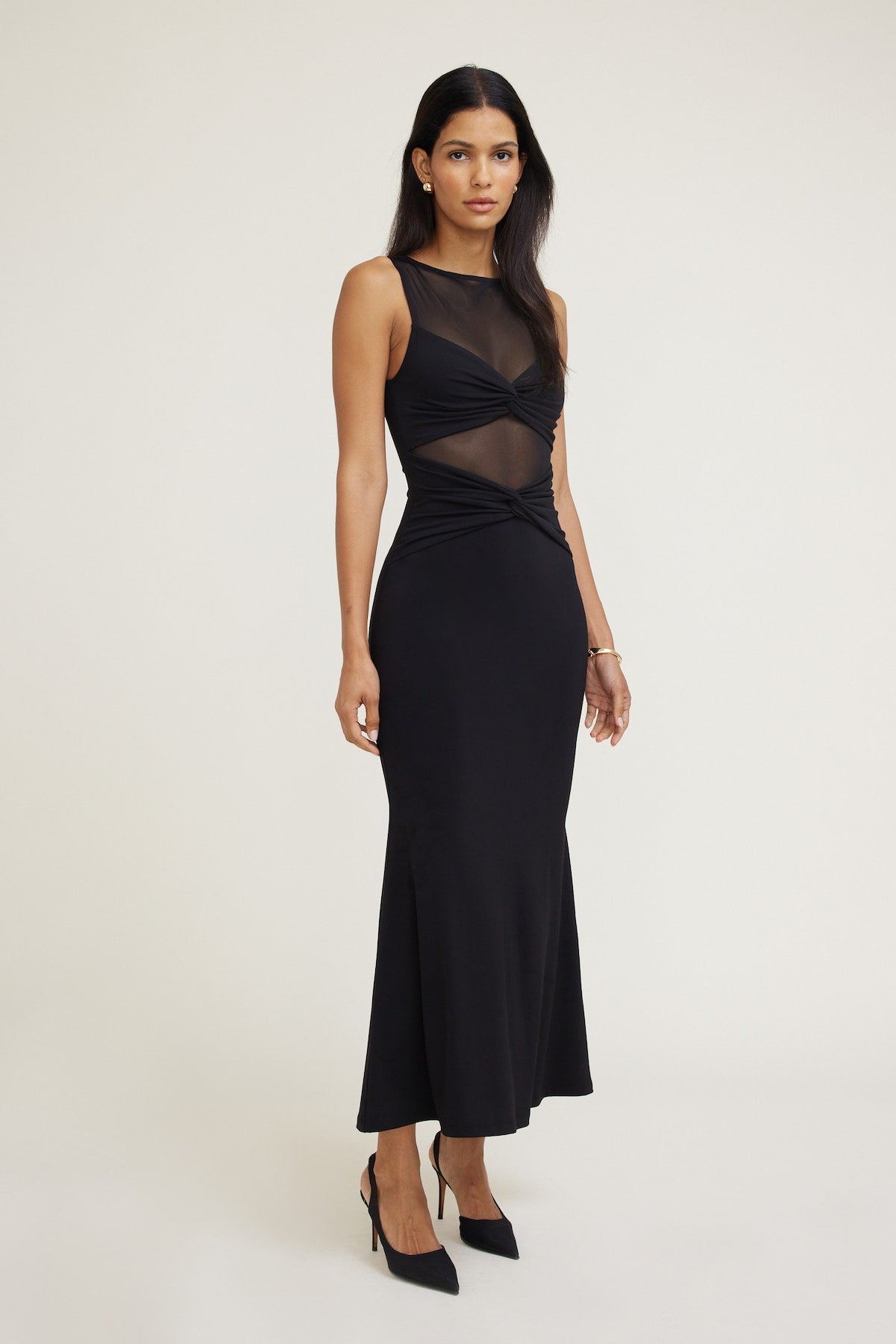 Dynamite Outlets | Sculpt Twisted Maxi Dress Black