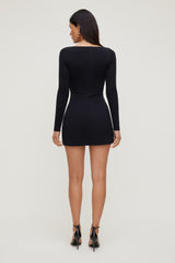 Dynamite Online | Katia Long Sleeve Mini Dress Black