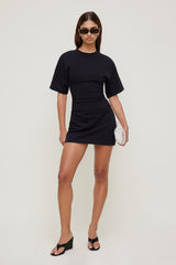 Dynamite Discount | Andrea Cotton Mini Dress Black
