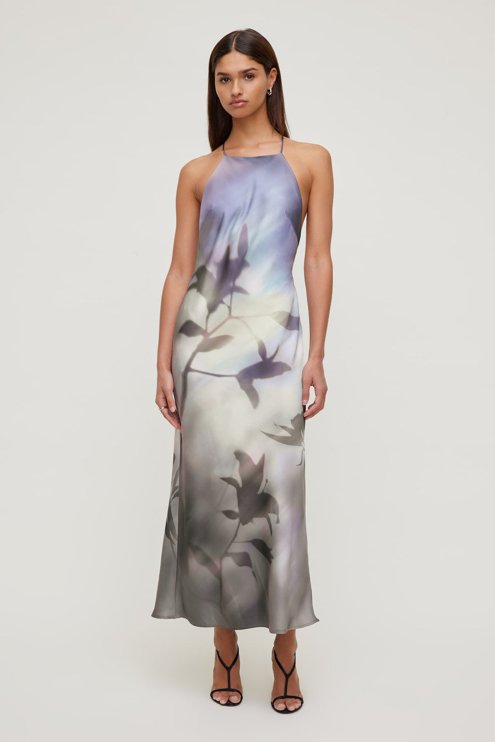 Dynamite Online | Open Back Satin Slip Dress Purple