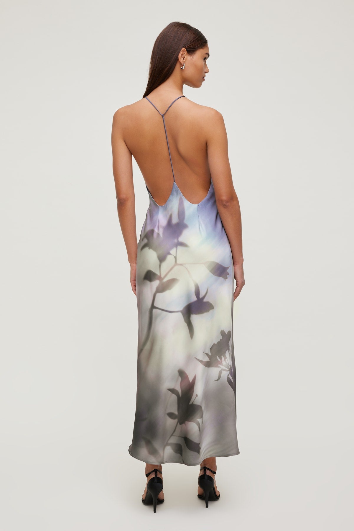 Dynamite Online | Open Back Satin Slip Dress Purple