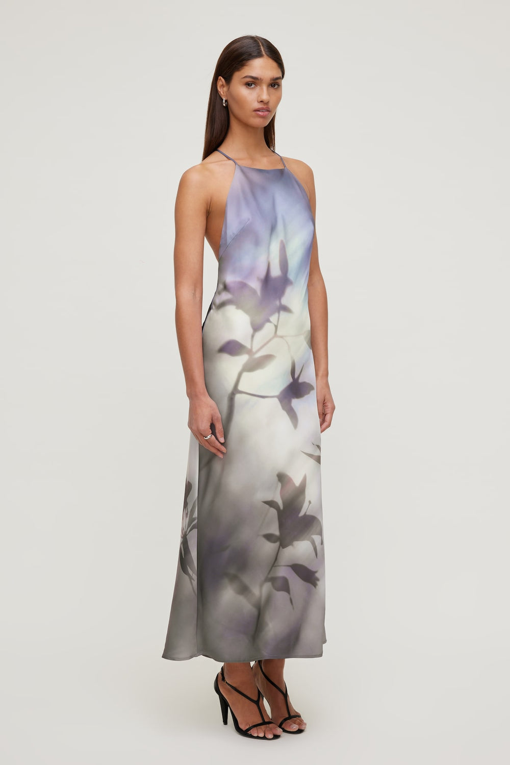 Dynamite Online | Open Back Satin Slip Dress Purple