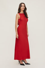 Dynamite Store | Nora Satin Maxi Slip Dress RED