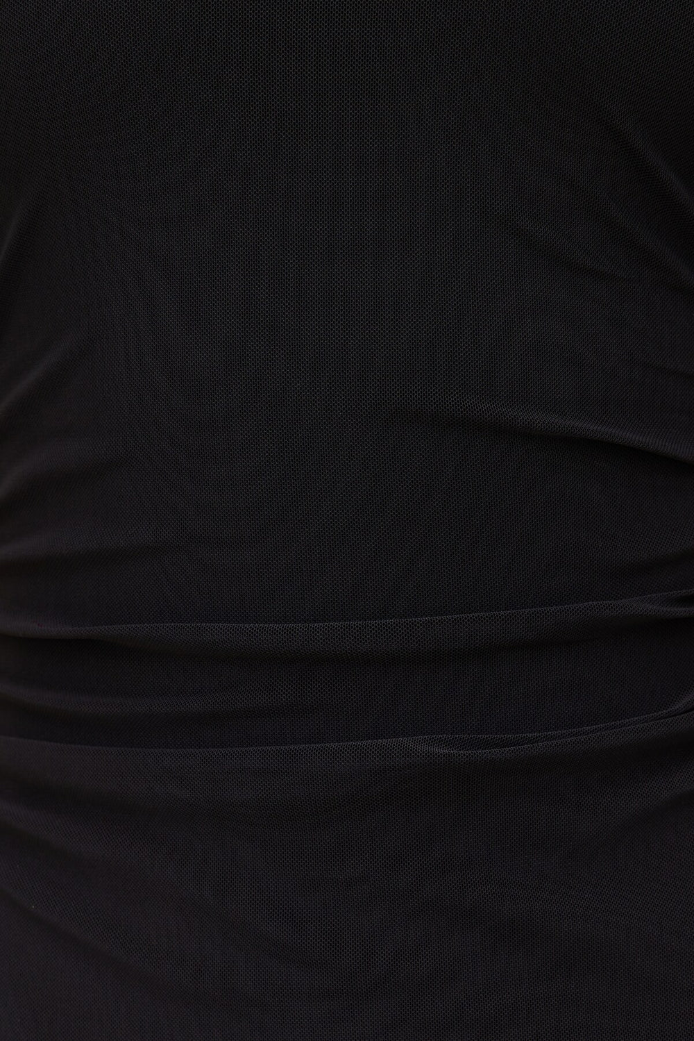 Dynamite Online | Sheer Mesh Halter Maxi Dress Black