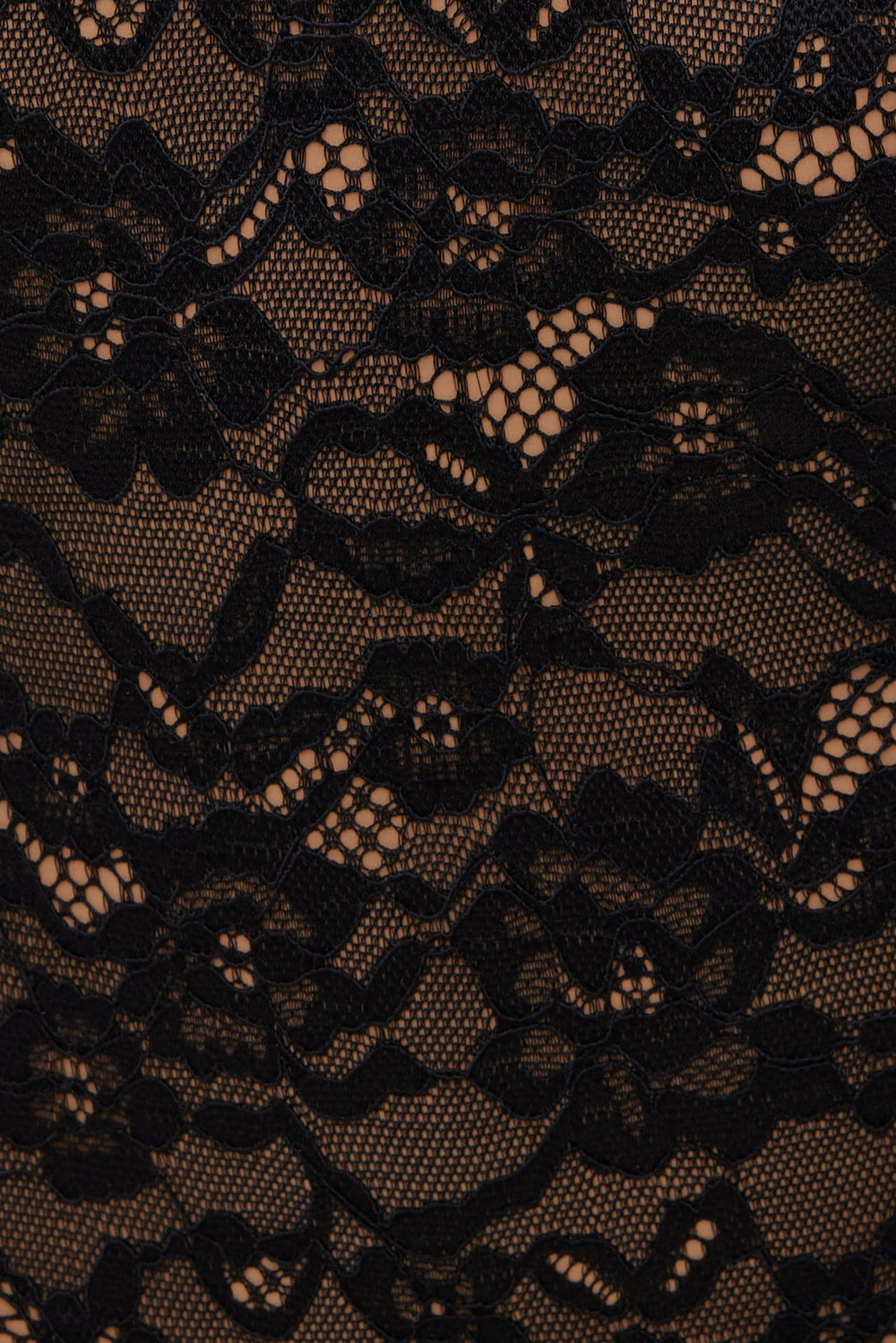 Dynamite Website Shop | Lace Plunge Bodysuit Black