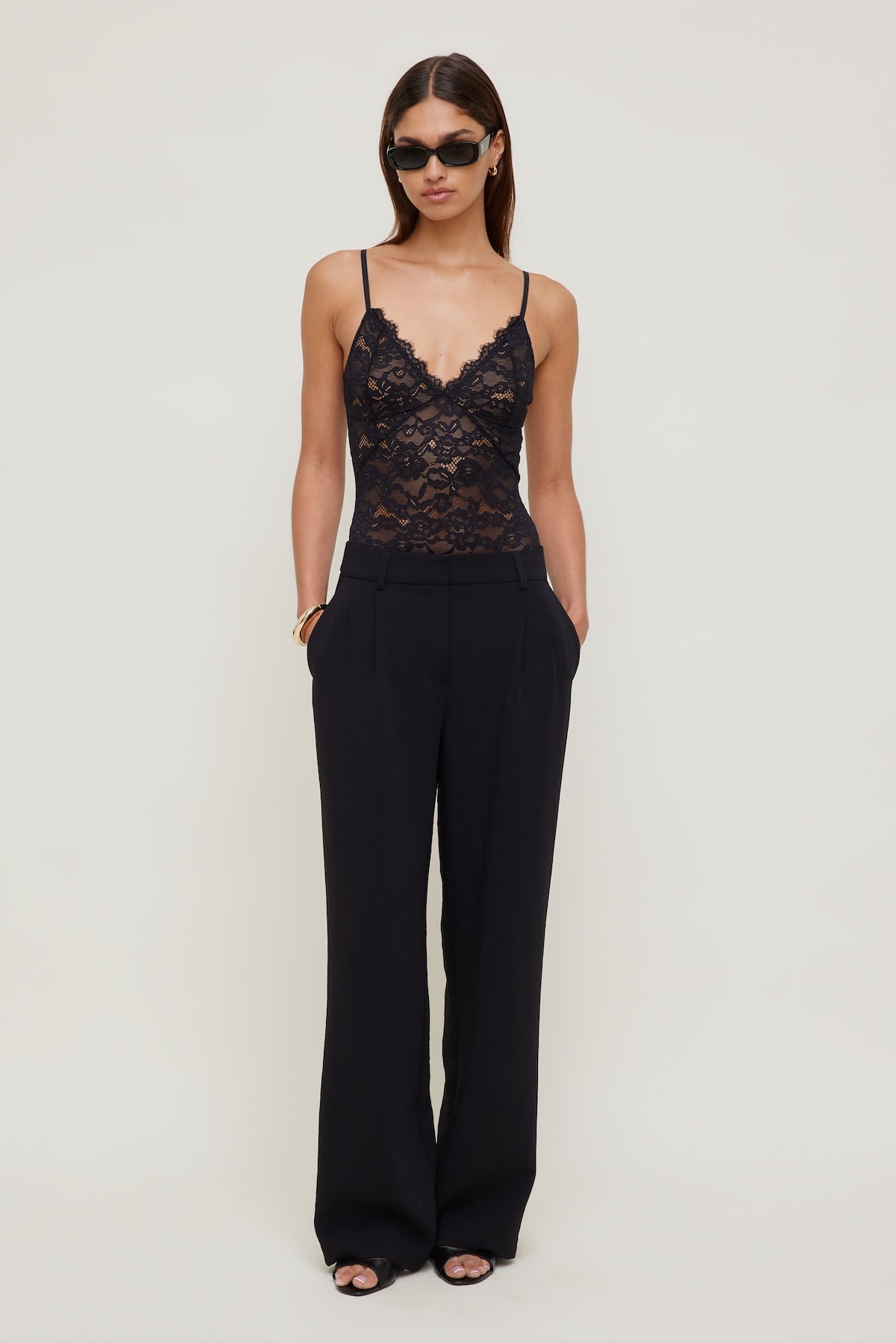 Dynamite US | Lace Bodysuit Black