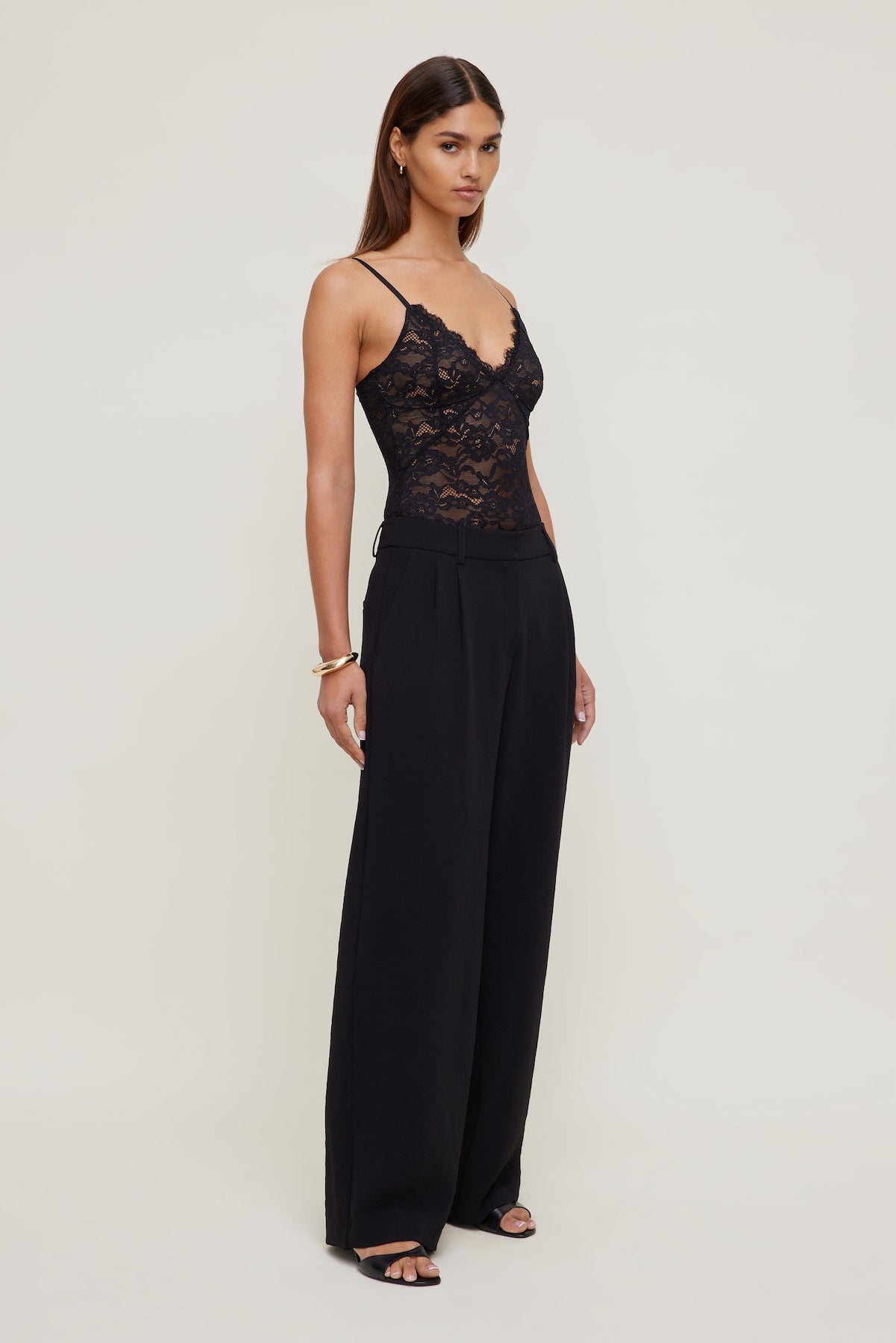 Dynamite US | Lace Bodysuit Black