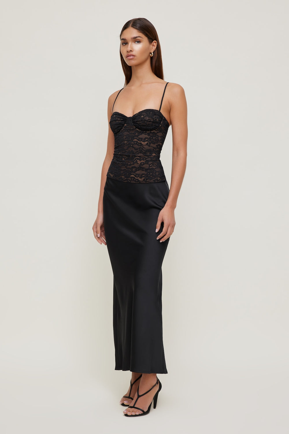 Dynamite On Sale | Monet Lace Top Black