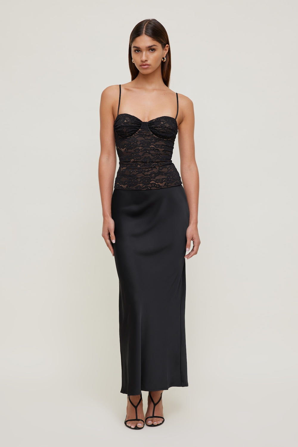 Dynamite On Sale | Monet Lace Top Black