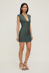 Dynamite Online | Bandage Mini Dress GREEN