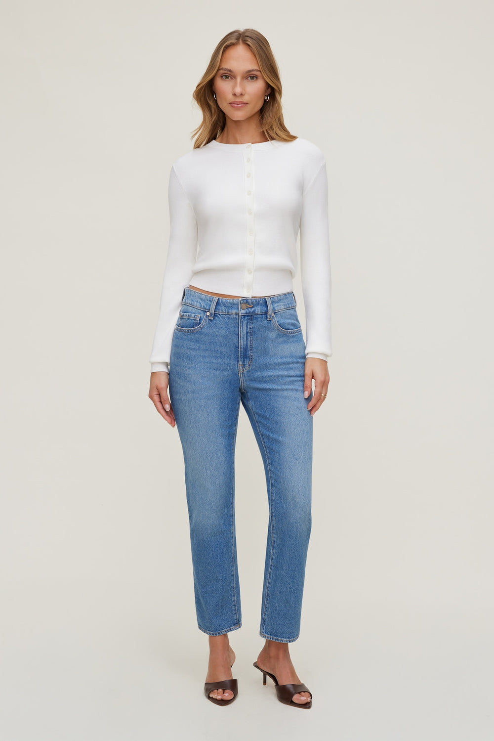 Dynamite Store | Frenchie High Rise Slim Leg Jeans Blue