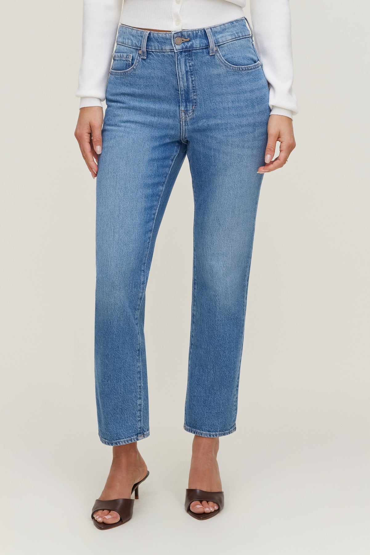 Dynamite Store | Frenchie High Rise Slim Leg Jeans Blue