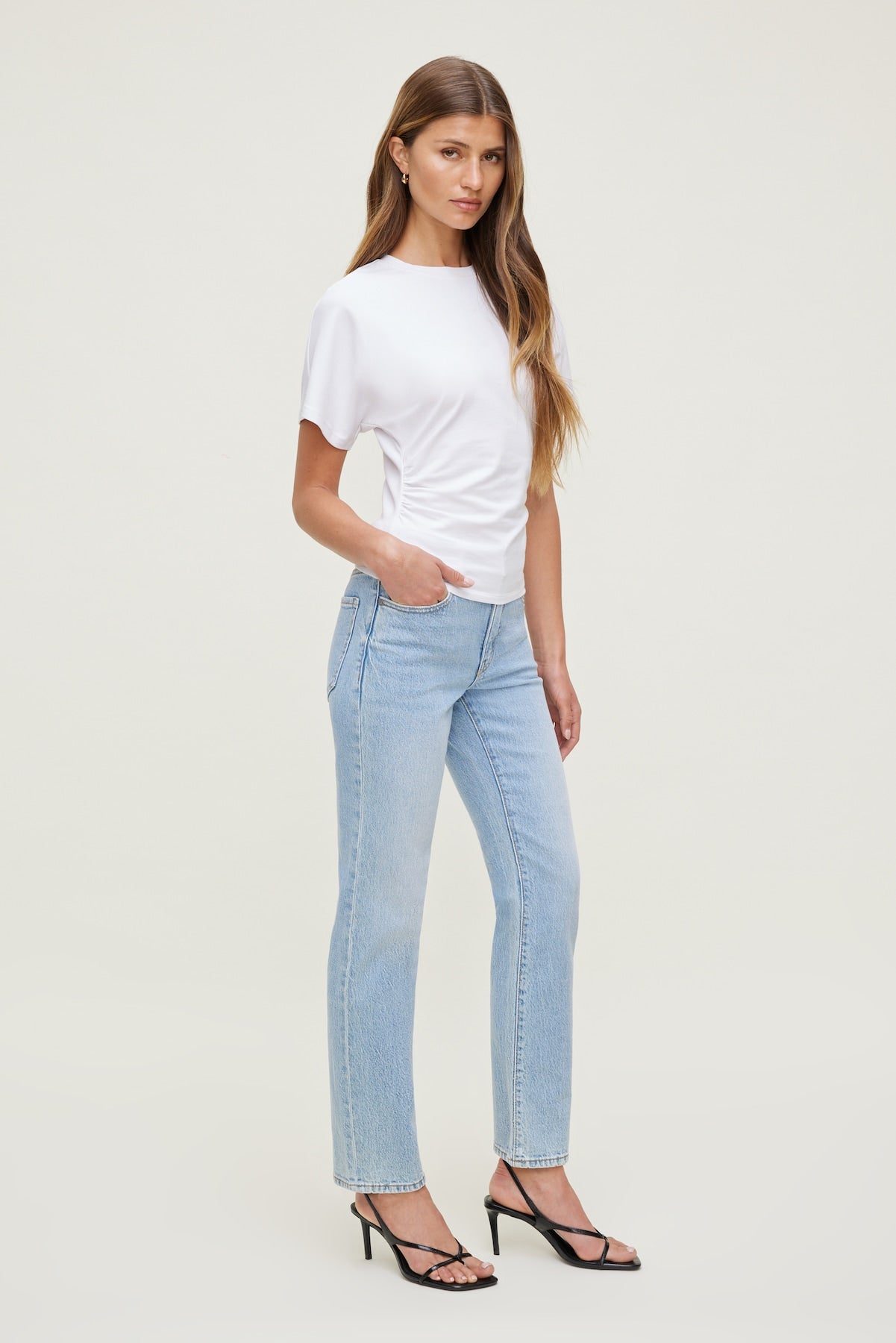 Dynamite Website Shop | Frenchie High Rise Slim Leg Jeans Blue