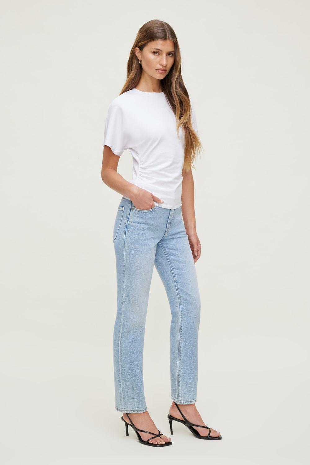 Dynamite Website Shop | Frenchie High Rise Slim Leg Jeans Blue