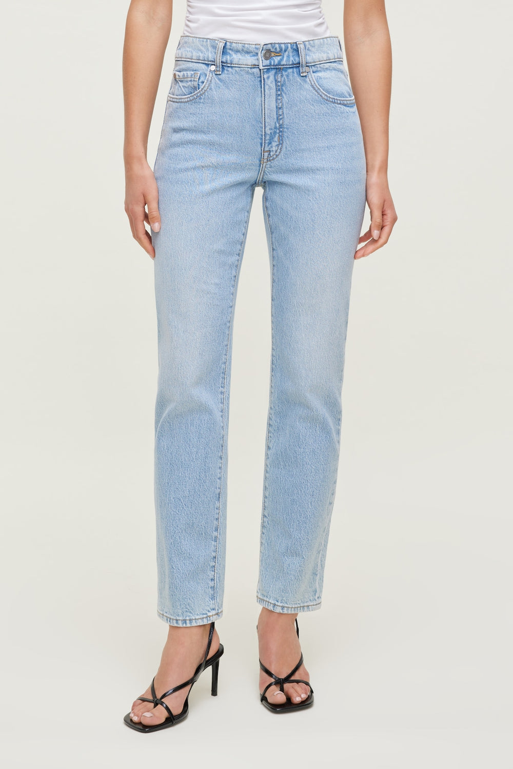 Dynamite Website Shop | Frenchie High Rise Slim Leg Jeans Blue