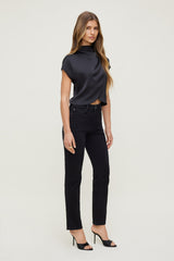 Dynamite Outlets | Frenchie High Rise Slim Leg Jeans Black
