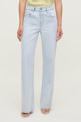 Dynamite US | Heidi High Rise Wide Leg Jeans Blue