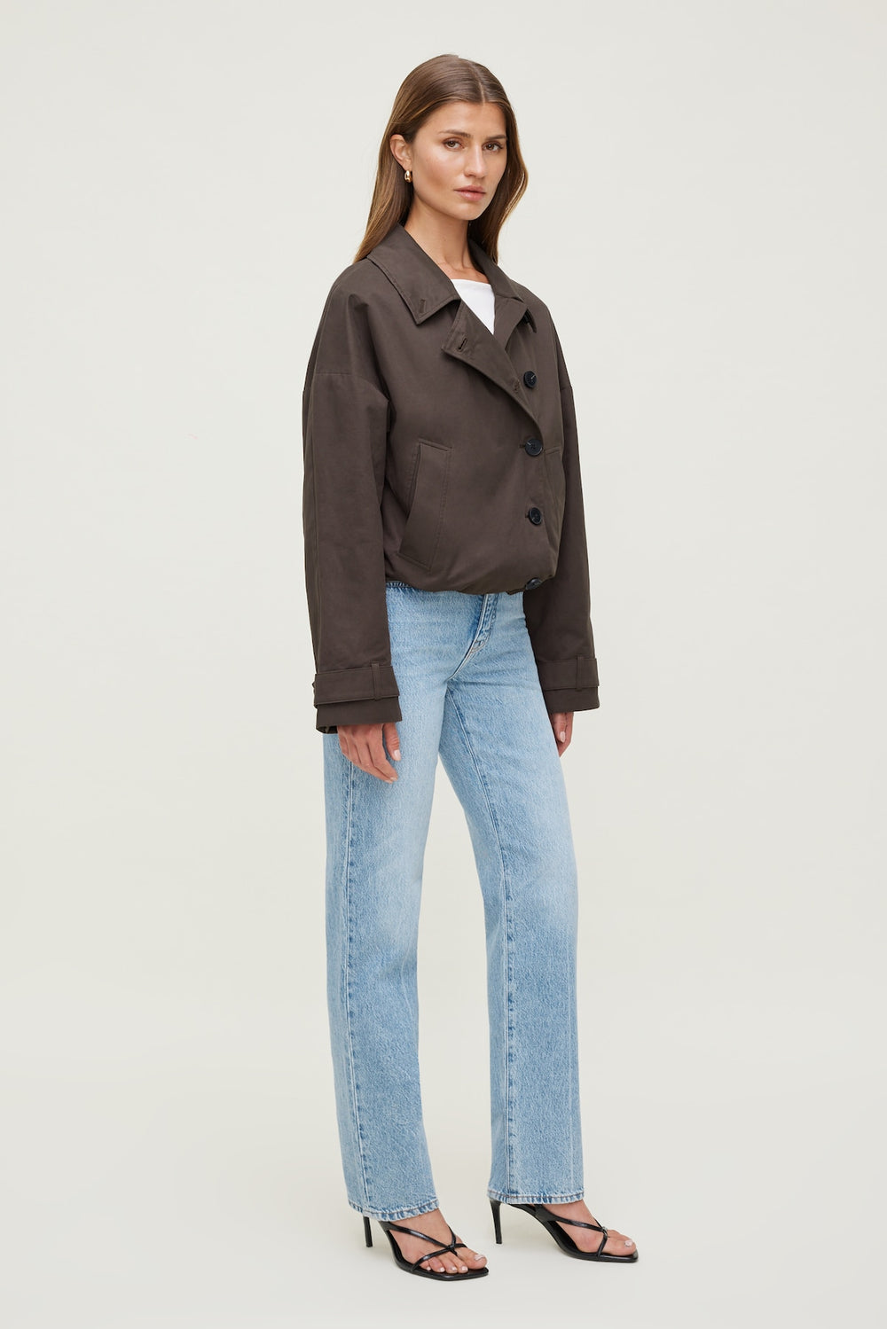 Dynamite On Sale | Cara High Rise Straight Leg Jeans Blue