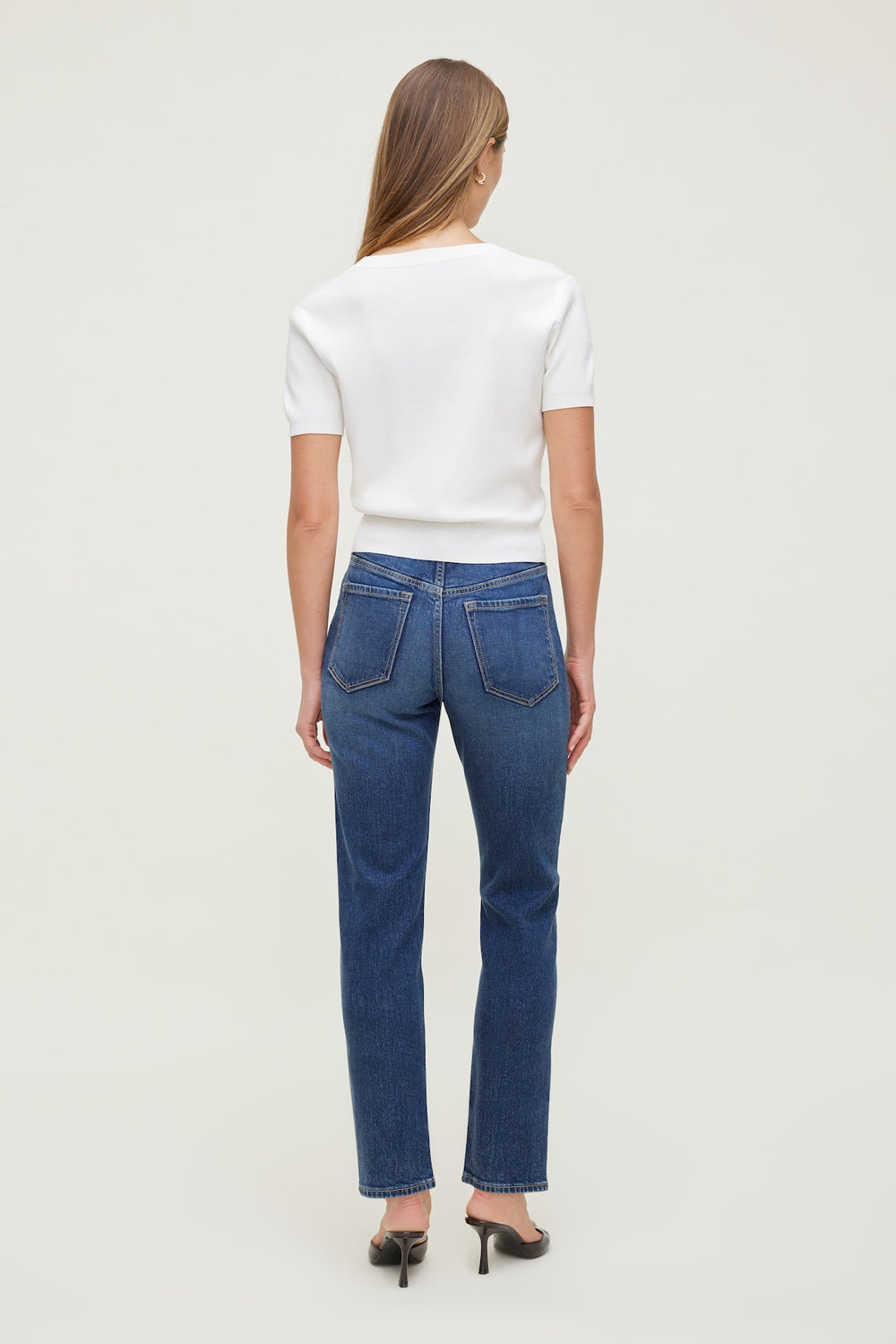 Dynamite Discount | Frenchie Stretch High Rise Slim Leg Jeans Blue