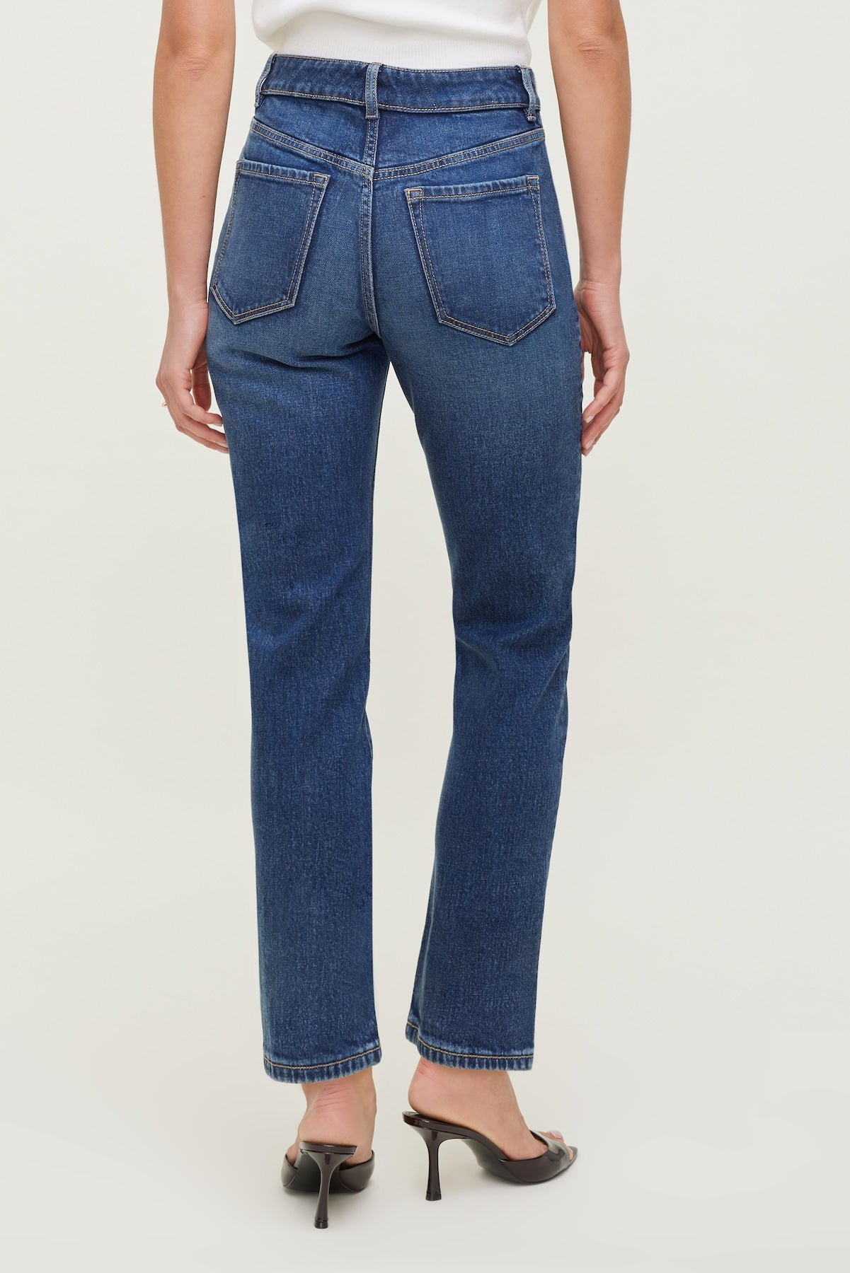 Dynamite Discount | Frenchie Stretch High Rise Slim Leg Jeans Blue