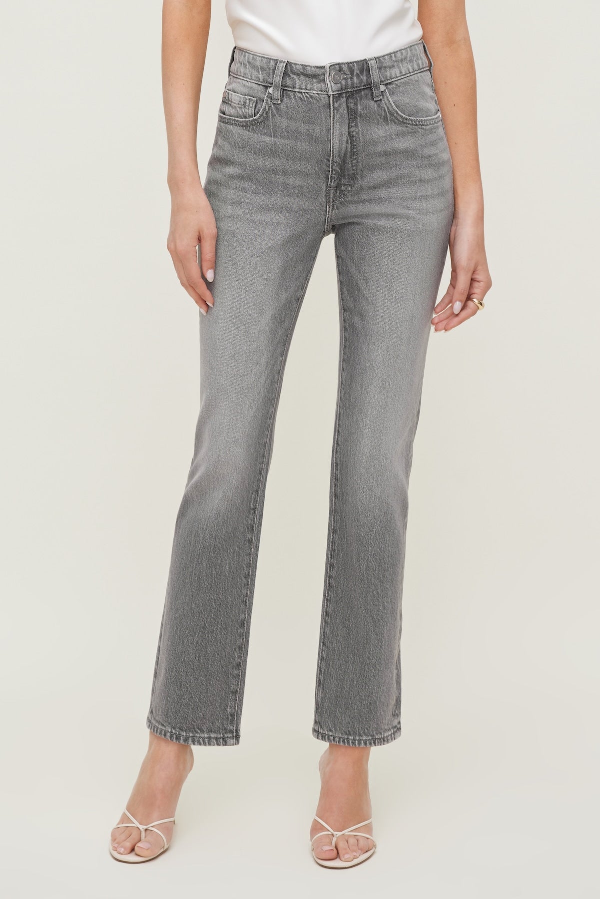 Dynamite Outlet | Frenchie High Rise Slim Leg Jeans Black