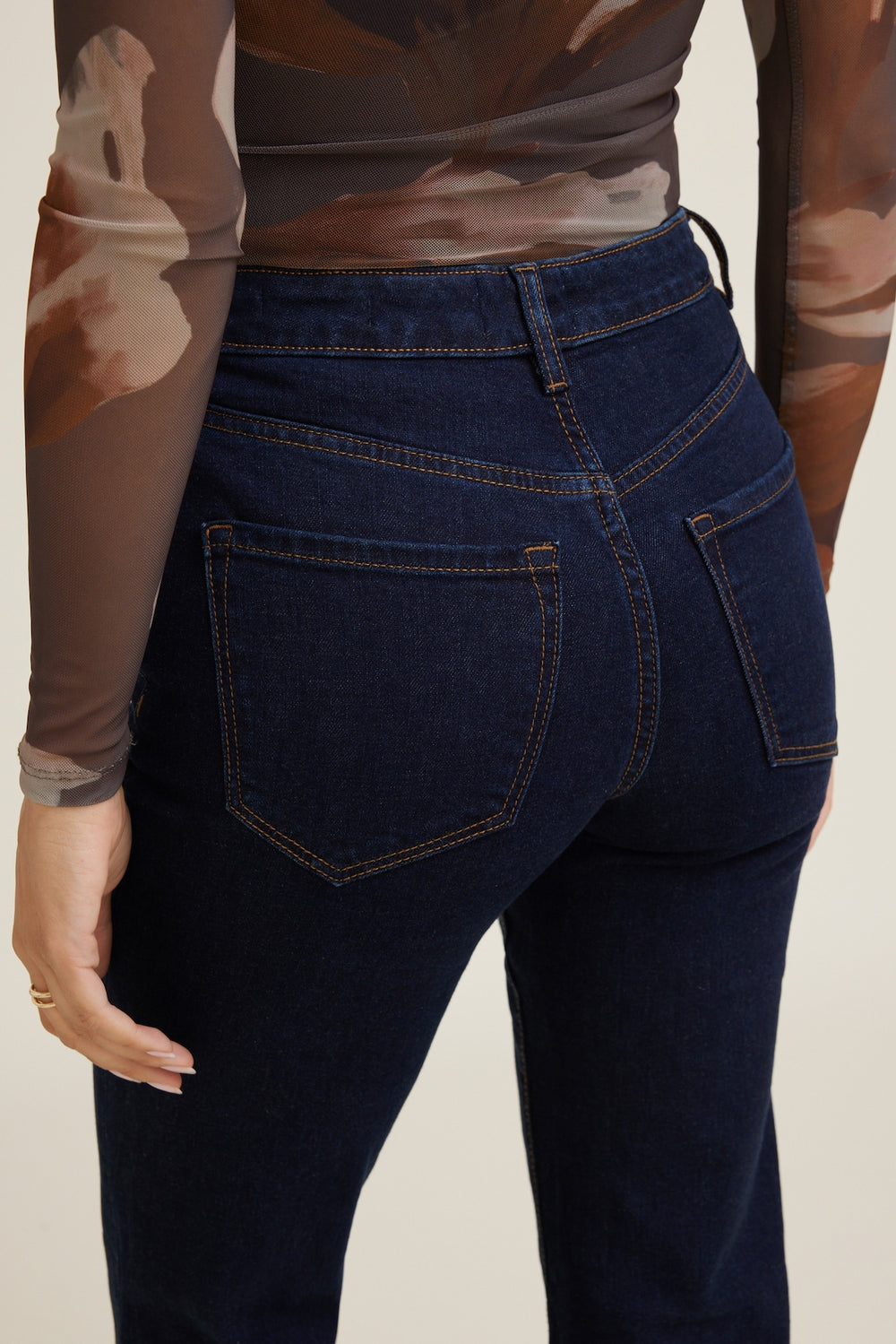 Dynamite Store | Elodie Stretch High Rise Bootcut Jeans Blue