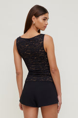 Dynamite On Sale | Nola Lace Tank Top Black