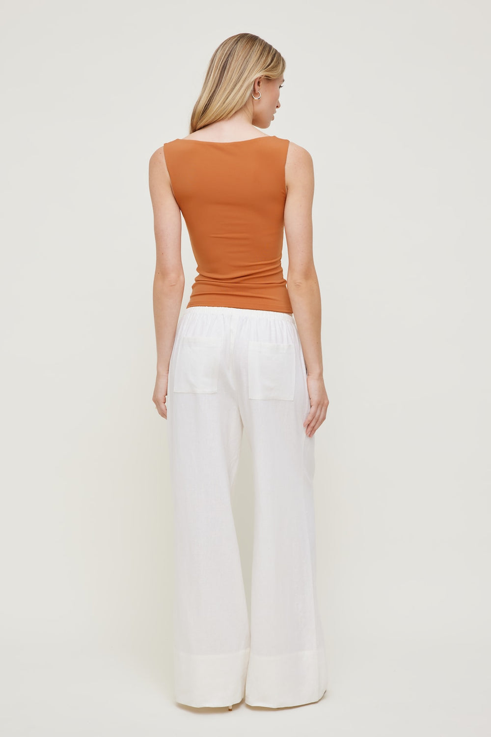 Dynamite Online | Nola Sculpt Tank Top Orange