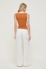 Dynamite Online | Nola Sculpt Tank Top Orange