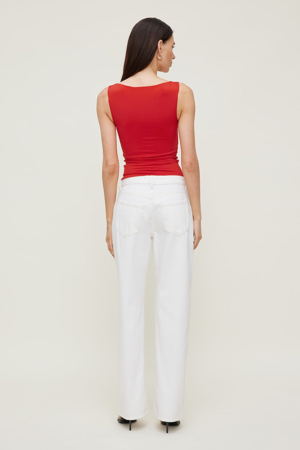 Dynamite Outlet | Nola Sculpt Tank Top Red