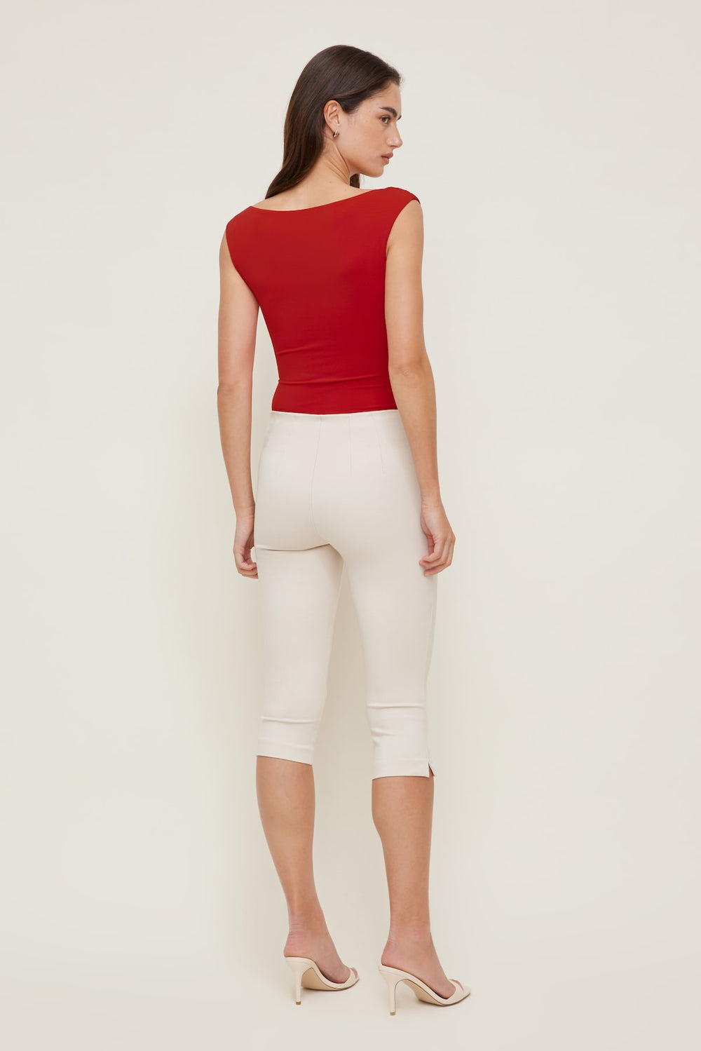 Dynamite On Sale | Sculpt Plunge Sweetheart Bodysuit Red