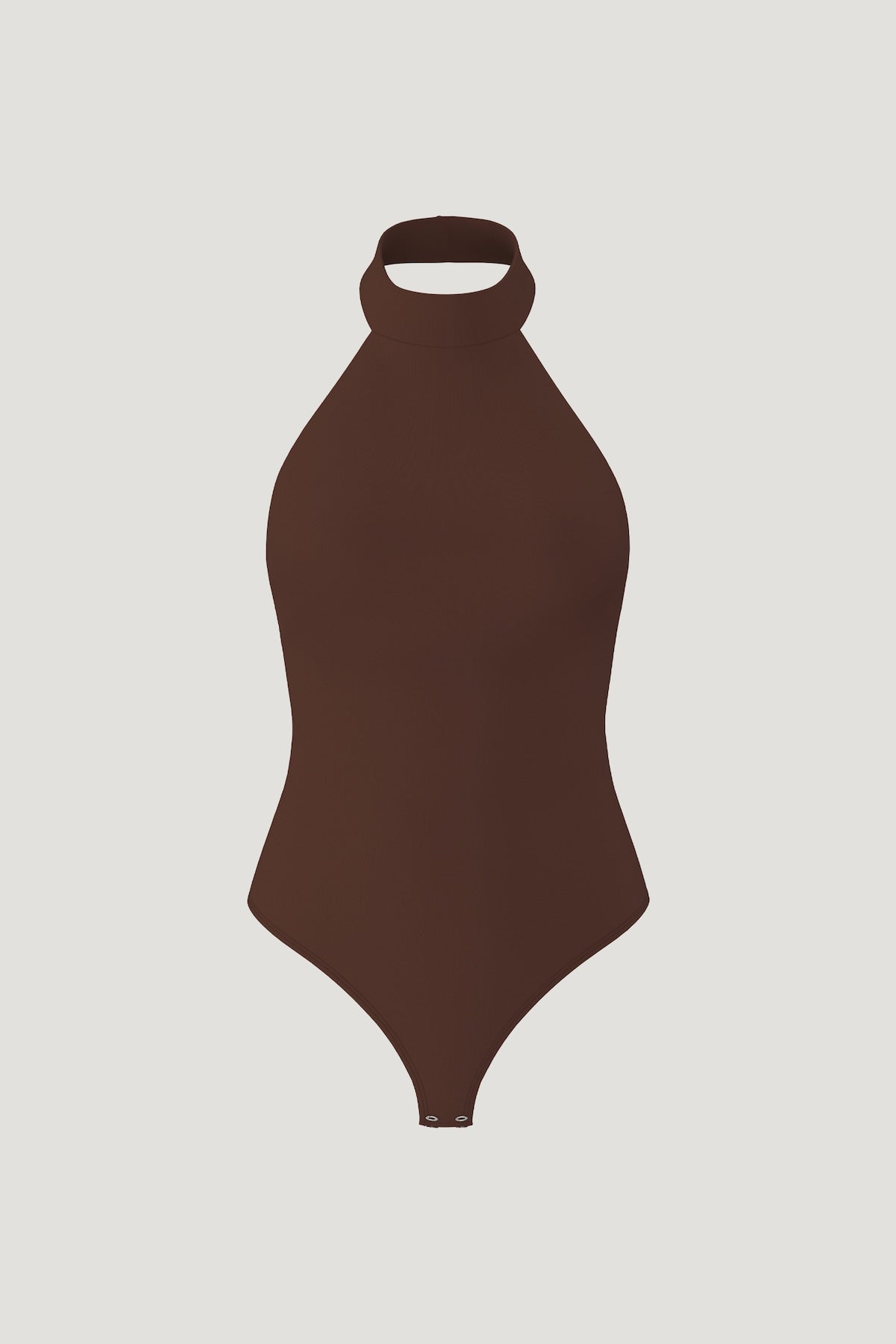 Dynamite Discount | Sculpt Halter Neck Bodysuit Brown