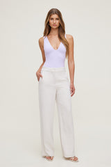 Dynamite Website Shop | Sculpt Plunging V Neck Bodysuit PURPLE