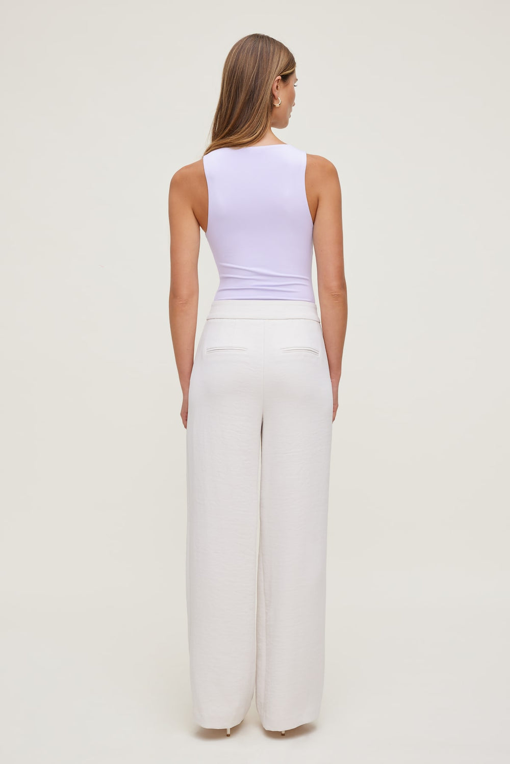 Dynamite Website Shop | Sculpt Plunging V Neck Bodysuit PURPLE
