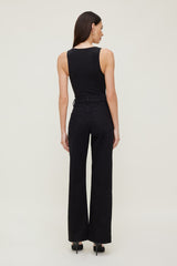 Dynamite Outlets | Sculpt Plunging V Neck Bodysuit Black