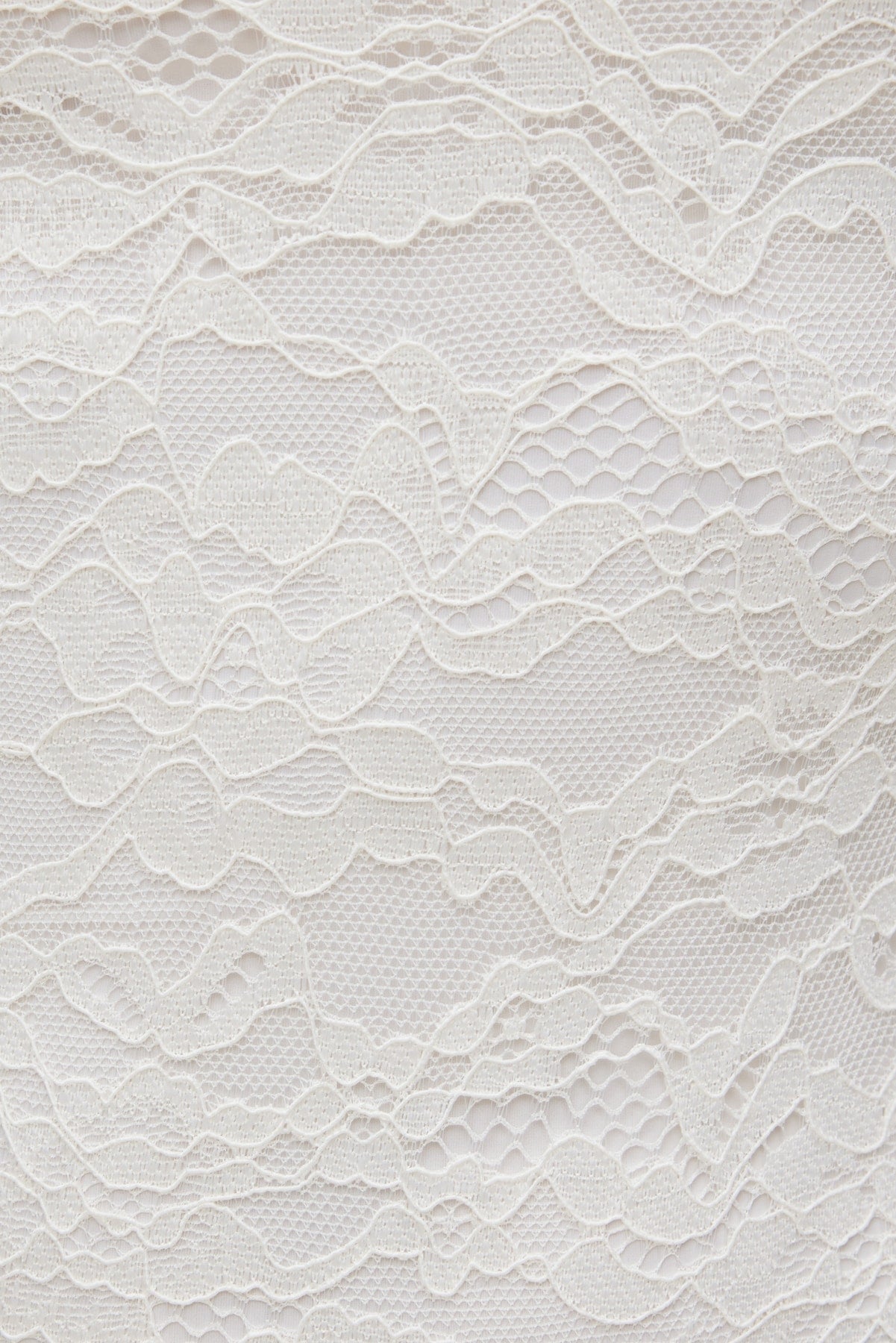 Dynamite Outlets | Mock Neck Lace Bodysuit Beige