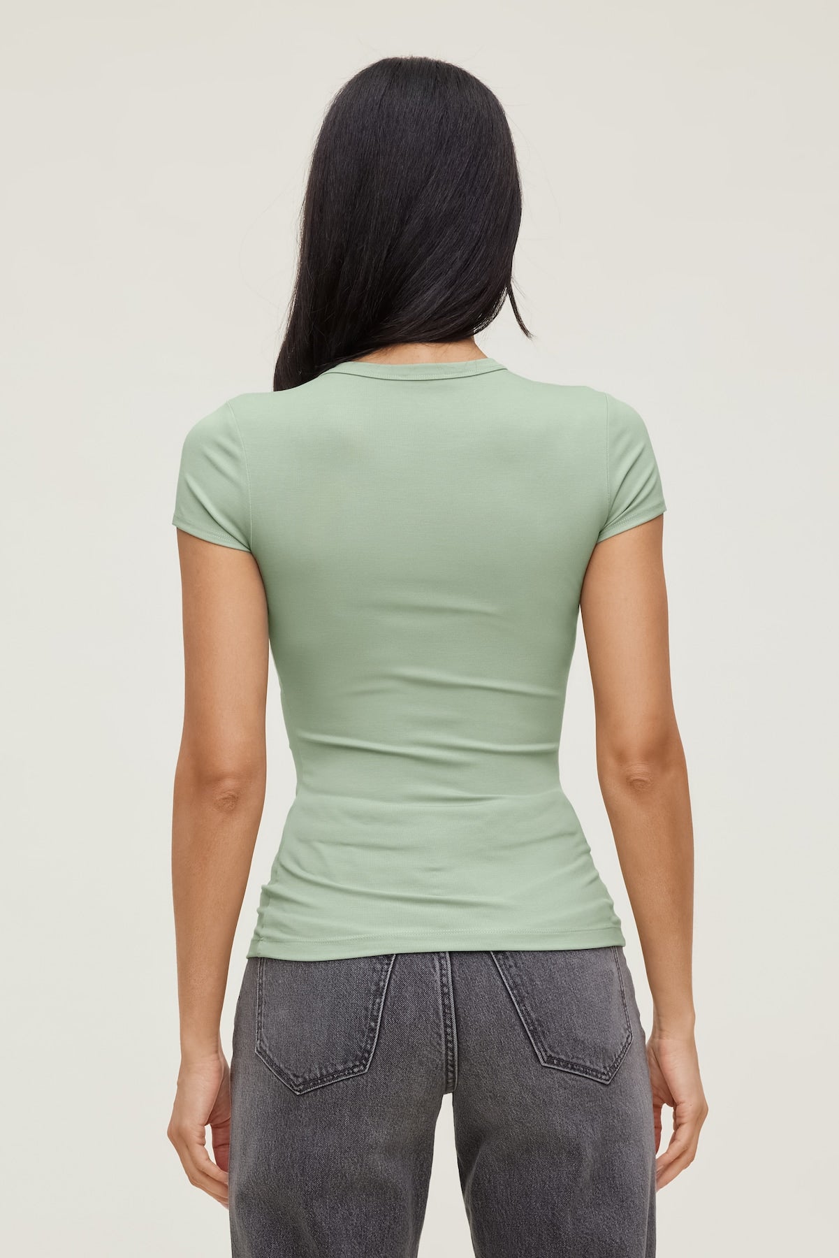 Dynamite Online | Rumi Crewneck T Shirt Green