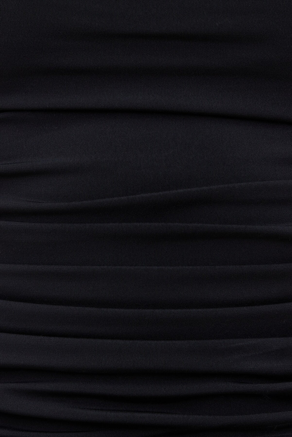 Dynamite Discount | Sculpt Shirred T Shirt Black